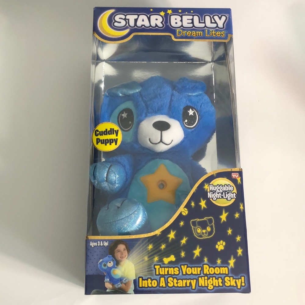 Star Belly Dream Lites Cuddly Puppy Huggable Night Light Ages 3 & Up